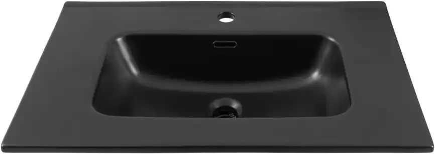 Раковина Aquanet Flat 70 329254 прямоугольная, Черная матовая фото 5