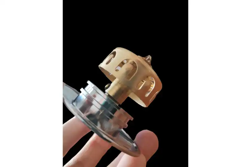 Слив-перелив Radomir chrome Click-Clack с сеточкой, с сифоном 2-19-0-0-9-000 фото 6