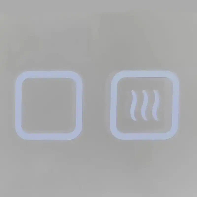 Зеркало с подсветкой AVS Байкал 80x70 см, антипар фото 2