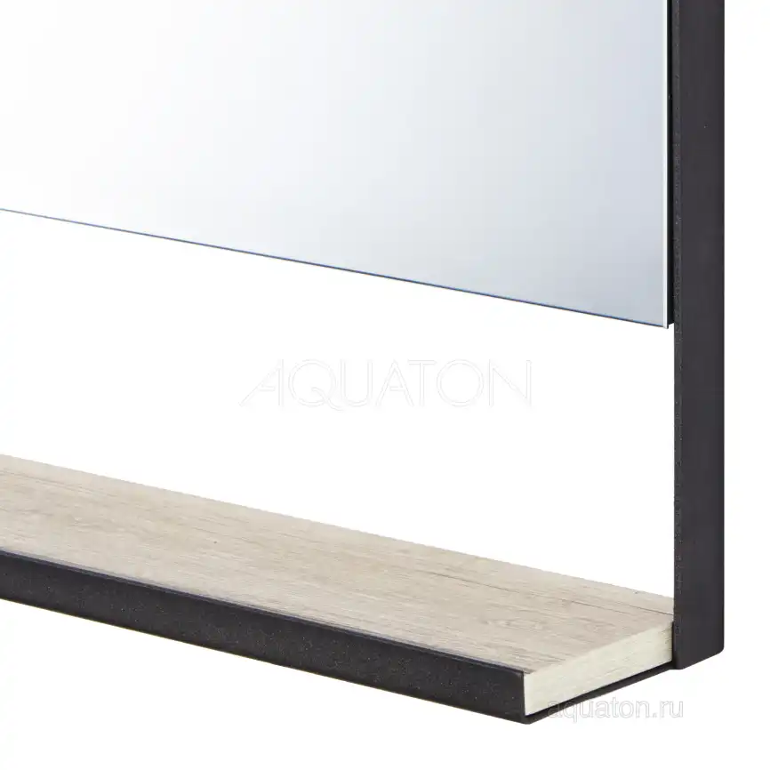 Зеркало Aquaton Лофт Урбан 80х80 1A247902LQX50 без подсветки, Дерево светлое фото 3