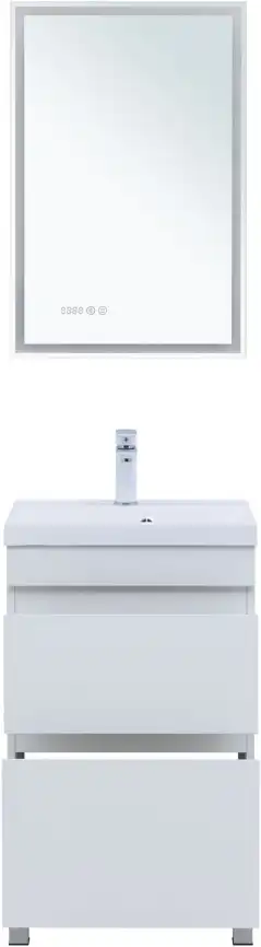 Тумба под раковину Aquanet Нота New 50 белый глянец, 344138 фото 7