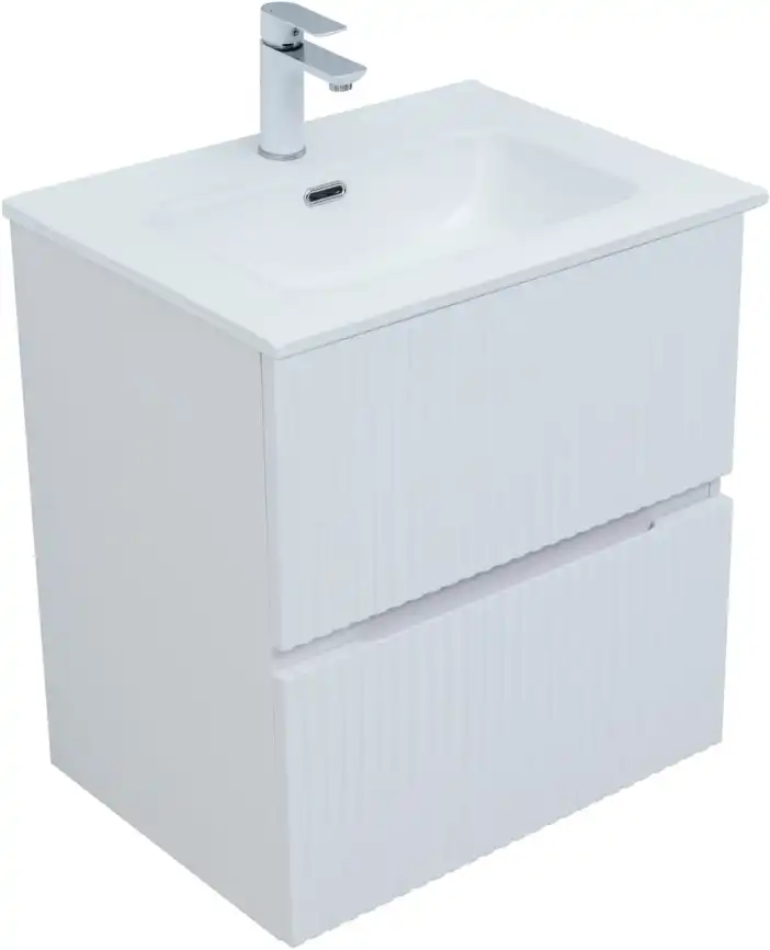 Тумба под раковину Aquanet Джейн 60 белый матовый 313284 фото 7