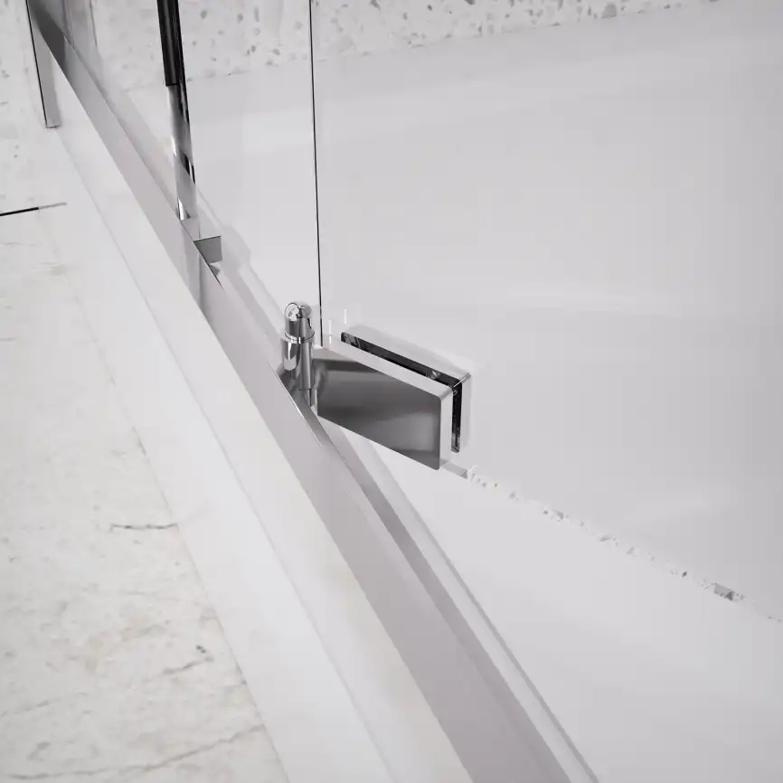 Душевой уголок Azario 100х100 AZ-L47-100-MB-CL, профиль черный матовый, стекло Прозрачное фото 8