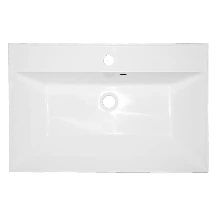 Тумба с раковиной Azario Эстима 70 CS00094594, напольная, Белая глянцевая фото 5