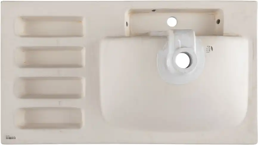 Раковина Aquanet Side 90 левая, белая, 347438 фото 9