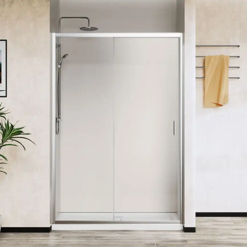 Душевая дверь Vincea City 110 VDS-5CT110CL, раздвижная, профиль хром, стекло прозрачное фото 1