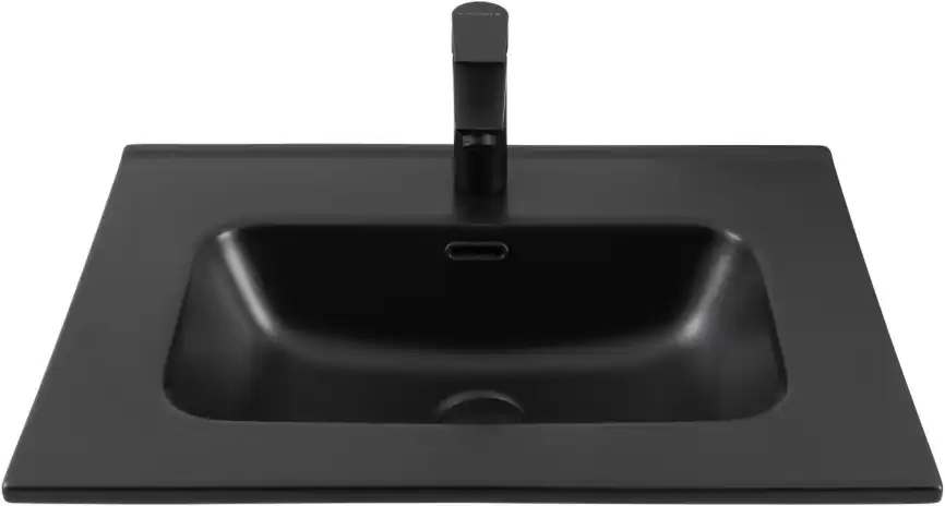 Раковина Aquanet Flat 60 329253 прямоугольная, Черная матовая фото 6