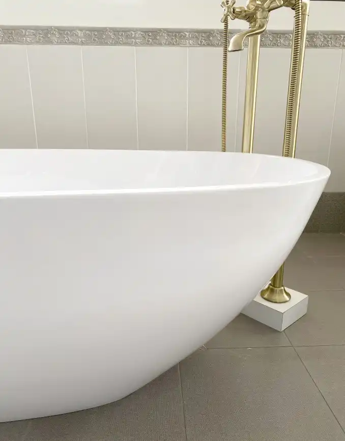 Ванна из литьевого мрамора  Aqua de Marco ANGELO 173х80 Белая 1175WANG фото 7