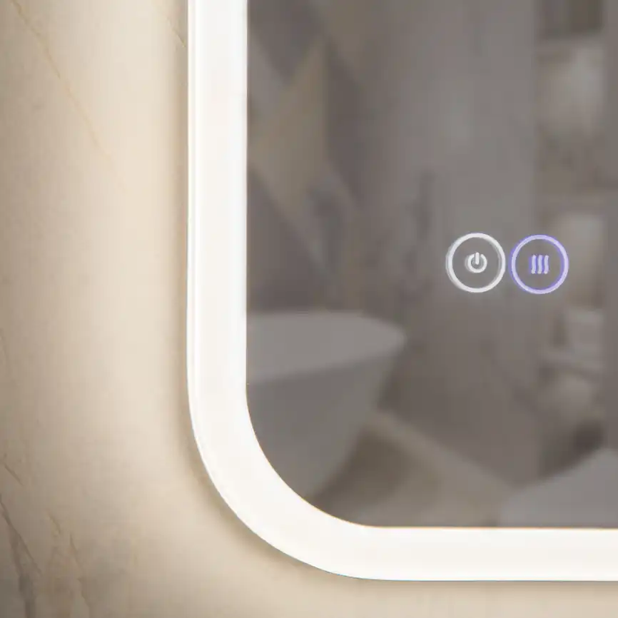 Зеркало с подсветкой AVS Виола 70x50 см, антипар фото 9