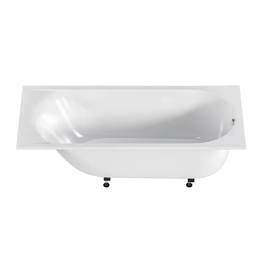 Ванна из искусственного мрамора Bas Афина 170х75, белый глянец фото 3