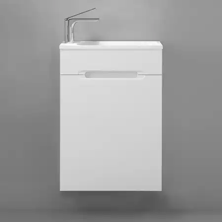 Тумба под раковину Jorno MODUL 50 Mol.01.50/P/W/JR Белая фото 2