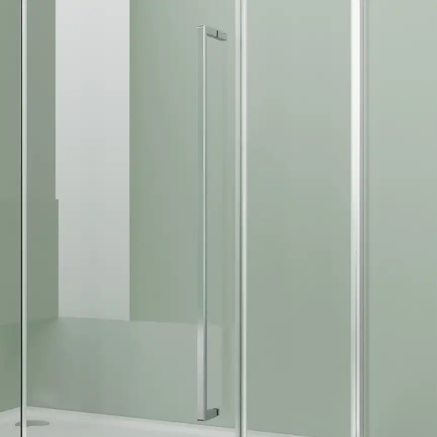 Душевой уголок Azario MALE SQR 90х90 AZ-J50-90-MB-CL, профиль черный матовый, стекло Прозрачное фото 4