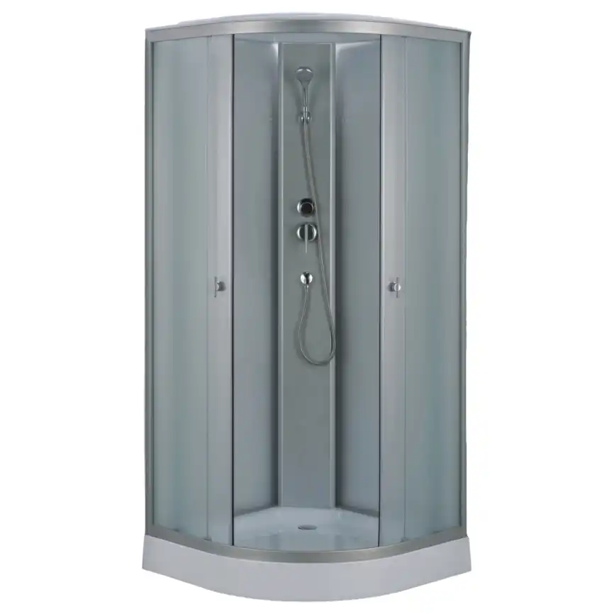 Душевая кабина Loranto 90х90, низкий поддон, Матовое стекло, CS-981TM/W-90 фото 1