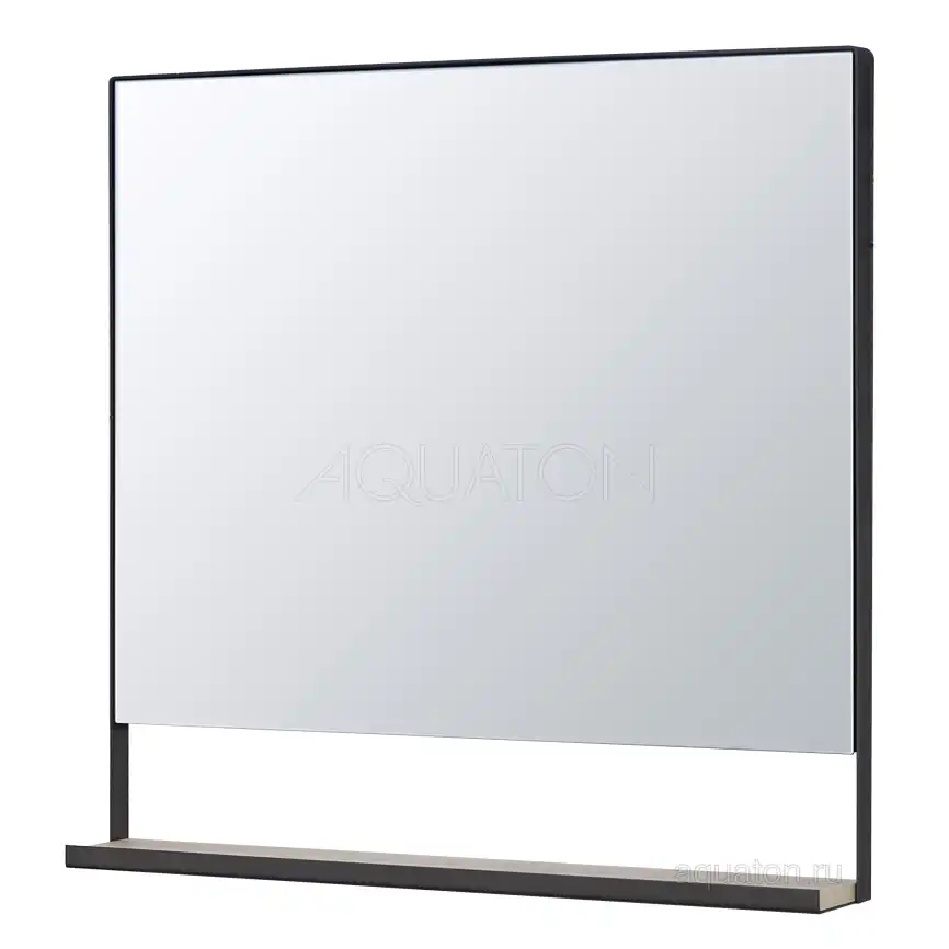 Зеркало Aquaton Лофт Урбан 80х80 1A247902LQX50 без подсветки, Дерево светлое фото 1