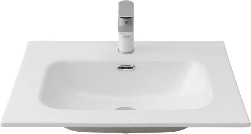 Раковина Aquanet Flat 60 330429 прямоугольная, Белая матовая фото 1