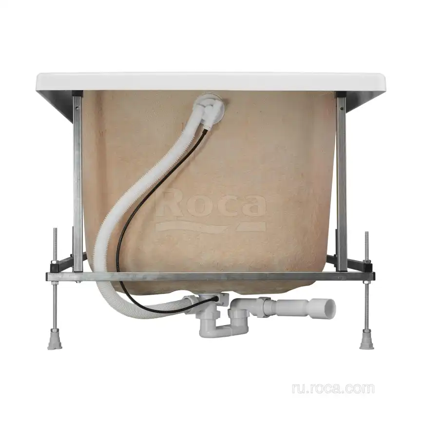 Акриловая ванна Roca BeCool 170х80 ZRU9302852 прямоугольная, Белая фото 5