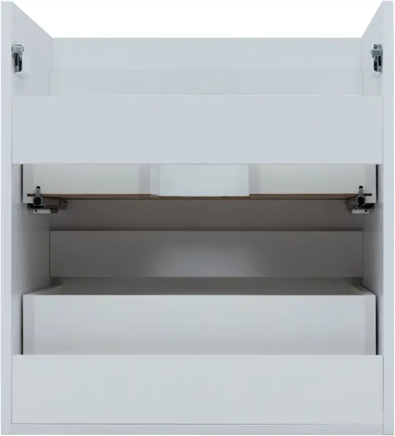 Тумба под раковину Aquanet Практика 60 белый матовый (2 ящика), 330457 фото 12