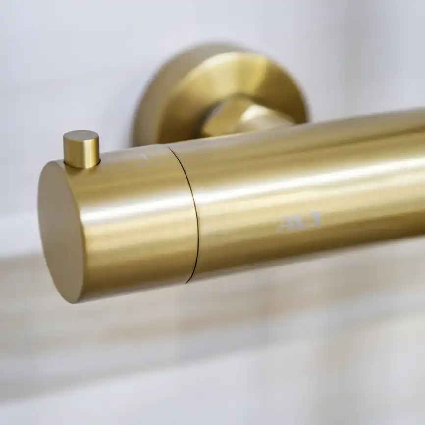 Душевая система AVS Slimmer 811-122-BG, брашированное золото фото 8