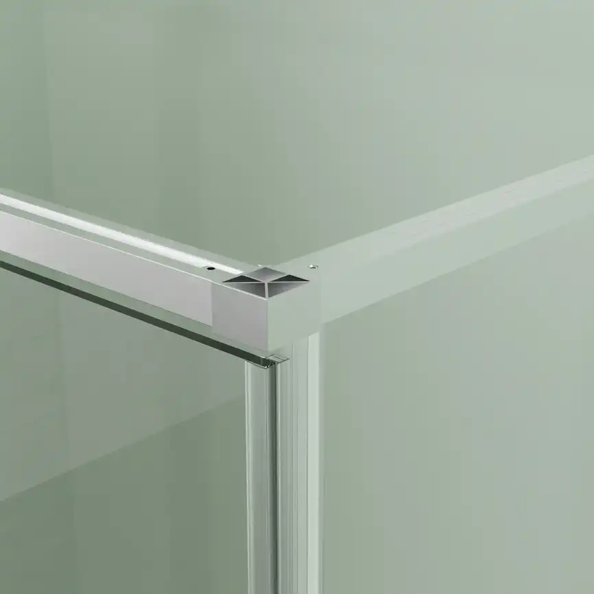 Душевой уголок Azario MALE SQR 90х90 AZ-J50-90-MB-CL, профиль черный матовый, стекло Прозрачное фото 5