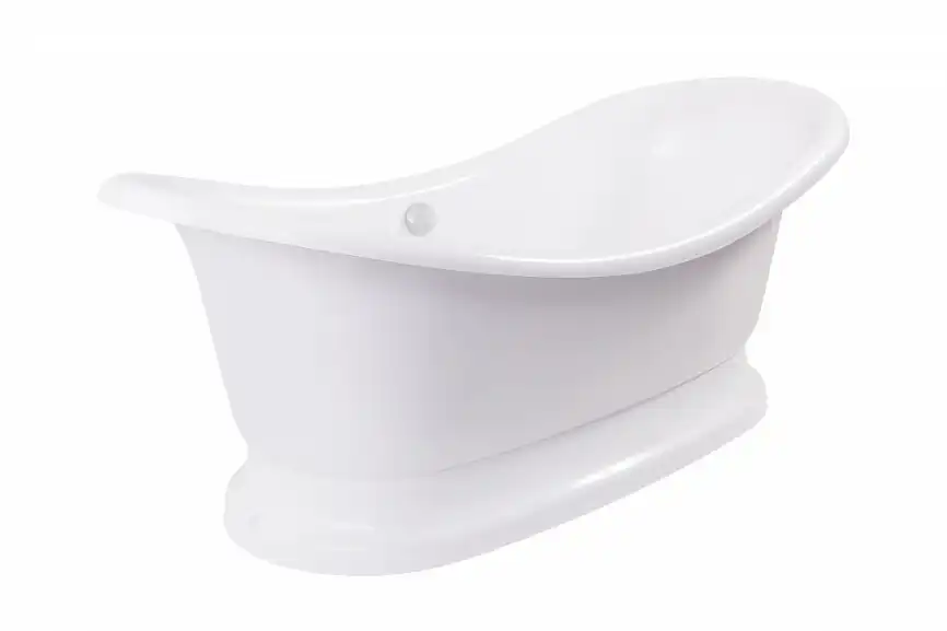 Ванна из литьевого мрамора  Aqua de Marco FIDJI 190х87 Белая 1190WFID фото 6