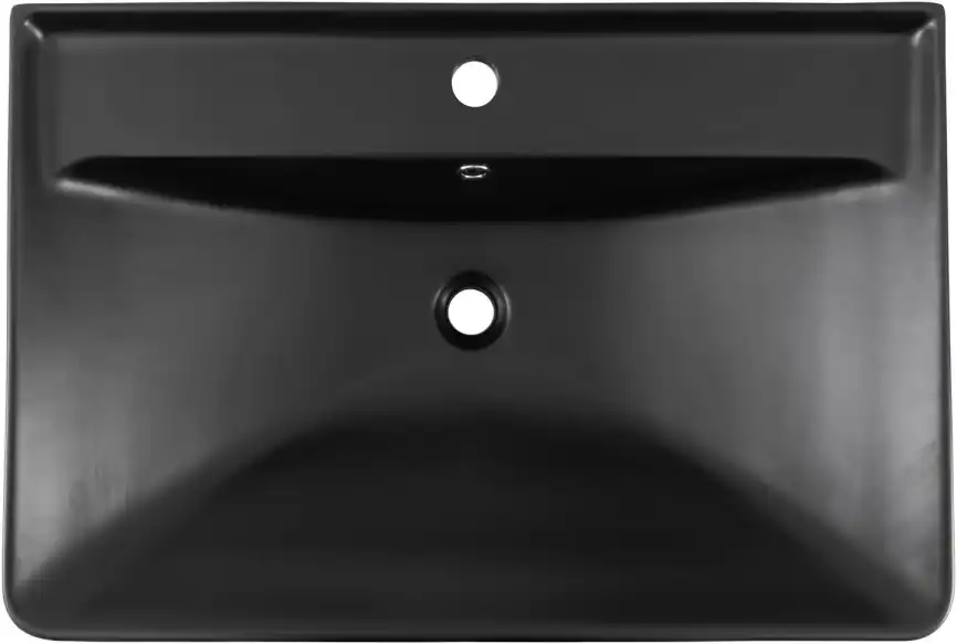 Раковина Aquanet Ирис 70 329248 прямоугольная, Черная матовая фото 4