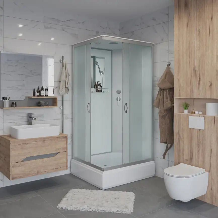 Душевая кабина Niagara Classic 90х80х215 NG-33984-14Q средний поддон, без гидромассажа, 339844Q фото 2