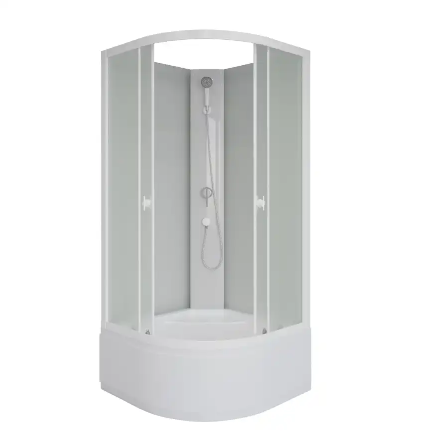 Душевая кабина Niagara Promo 90х90х195 P90/40/MT/BK высокий поддон, без гидромассажа фото 2