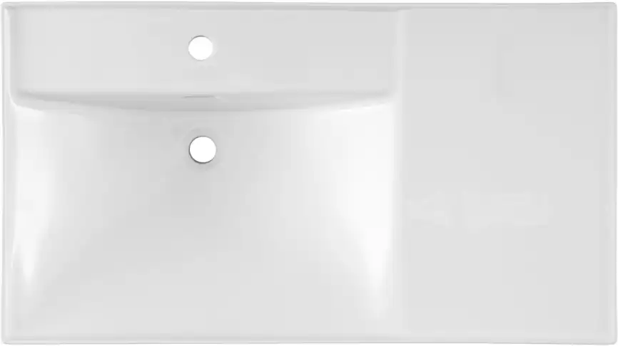 Раковина Aquanet Side 90 левая, белая, 347438 фото 3