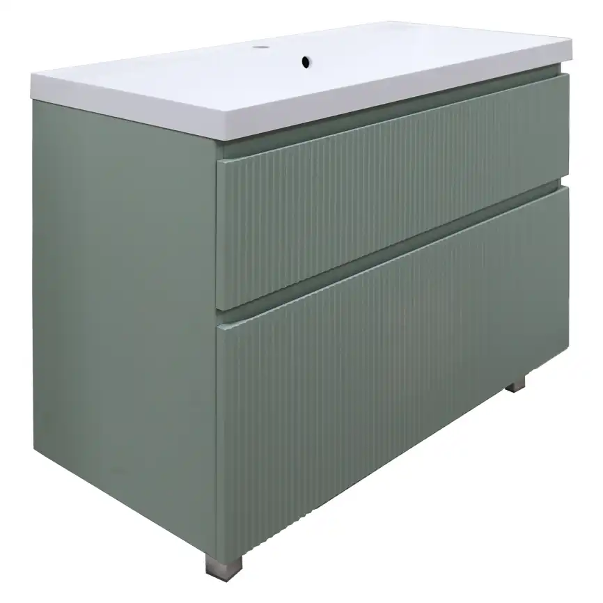 Тумба с раковиной Azario Viola 100 CS00097145, напольная, Фисташковый фото 1