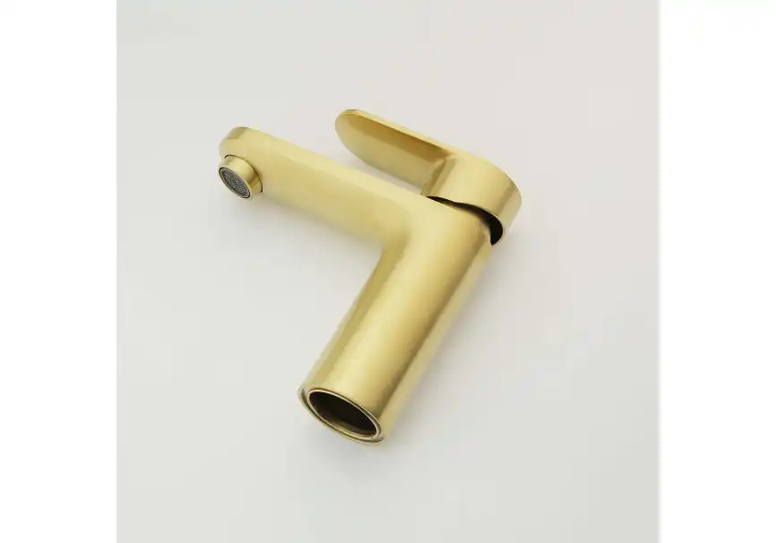 Смеситель для раковины Aquatek Ника AQ1810BG, Золото матовое фото 4