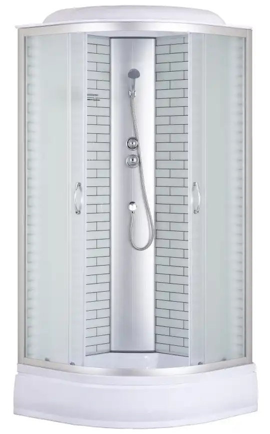 Душевая кабина Loranto 90х90 CS-6690-25FW 90 средний поддон фото 1