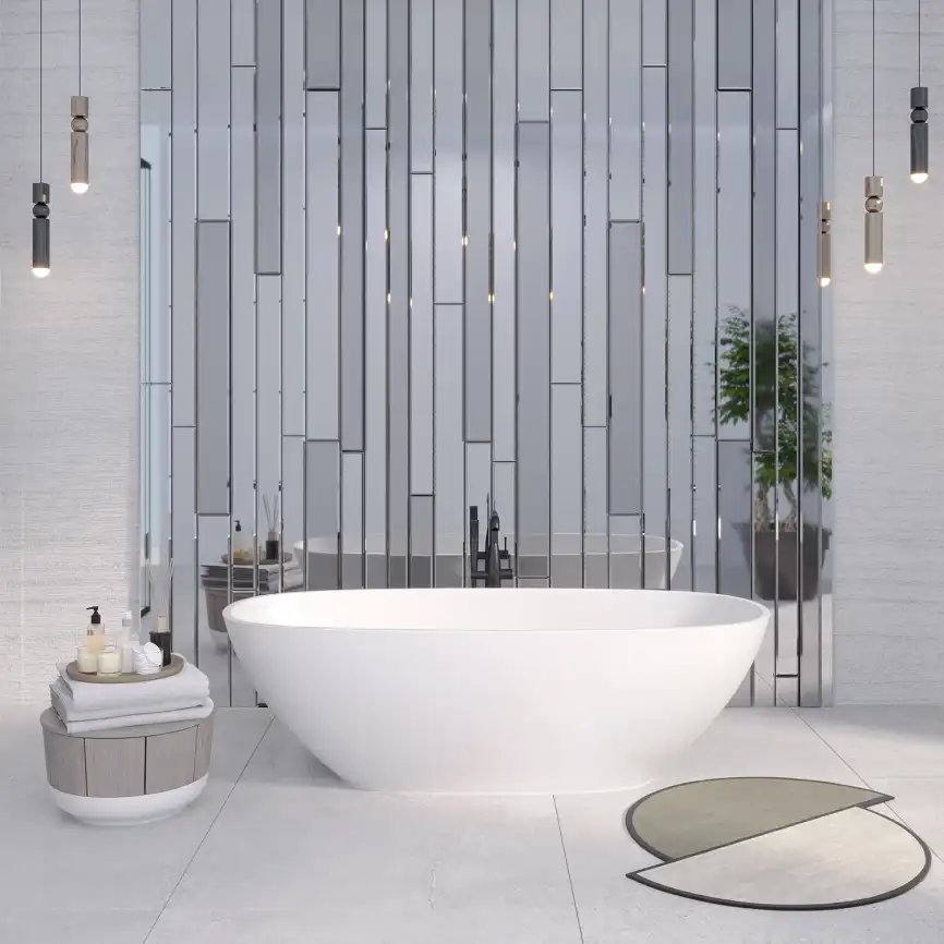 Ванна из литьевого мрамора  Aqua de Marco ANGELO 173х80 Белая 1175WANG фото 2