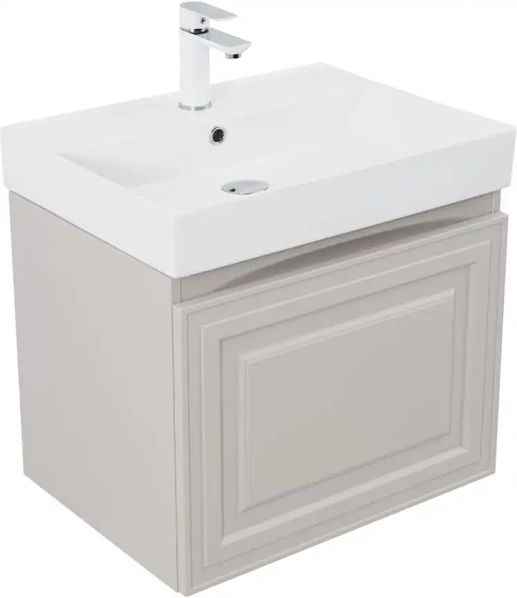 Тумба под раковину Aquanet Агата 60 бежевый, 345486 фото 5