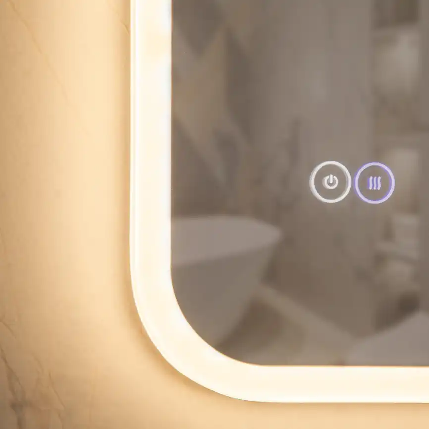 Зеркало с подсветкой AVS Виола 70x50 см, антипар фото 10