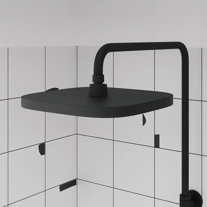 Душевая система для душа IDDIS SpaHome SPHBLTKi06 с термостатом цвет, Матовый черный фото 14