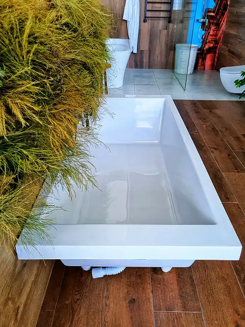 Ванна из литьевого мрамора  Aqua de Marco NESTOR 177х80 Белая 1180WNES фото 16