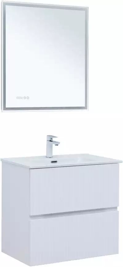 Тумба под раковину Aquanet Джейн 70 белый матовый 313285 фото 7