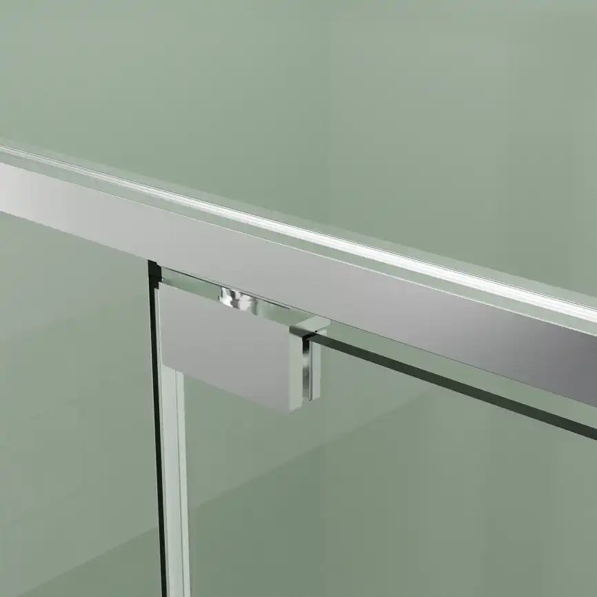 Душевой уголок Azario MALE SQR 90х90 AZ-J50-90-MB-CL, профиль черный матовый, стекло Прозрачное фото 6