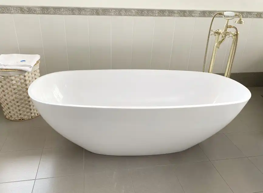 Ванна из литьевого мрамора  Aqua de Marco ANGELO 173х80 Белая 1175WANG фото 1