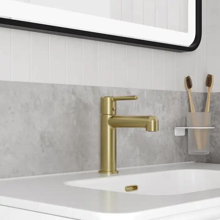 Смеситель для раковины IDDIS Aiger AIGMG00i01  цвет, Матовое золото фото 2