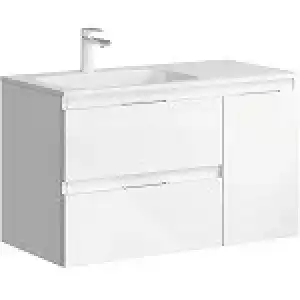 Подвесные тумбы с раковиной 90